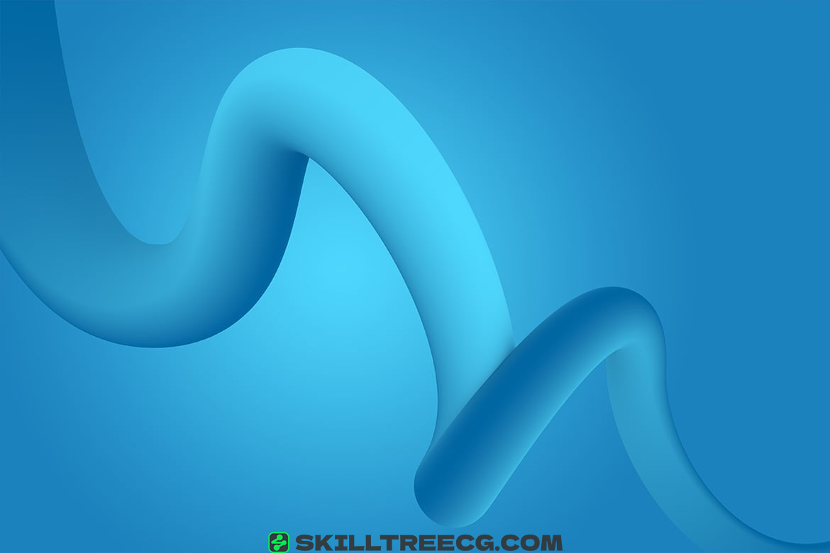 图片[7]-Twisted Flowing Shape 3D Backgrounds（478055）-技能树